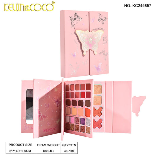 Eyes-Kevin&Coco Butterfly 94-Colors Face Palette KC245857 ($12 each, 4pc bundle)