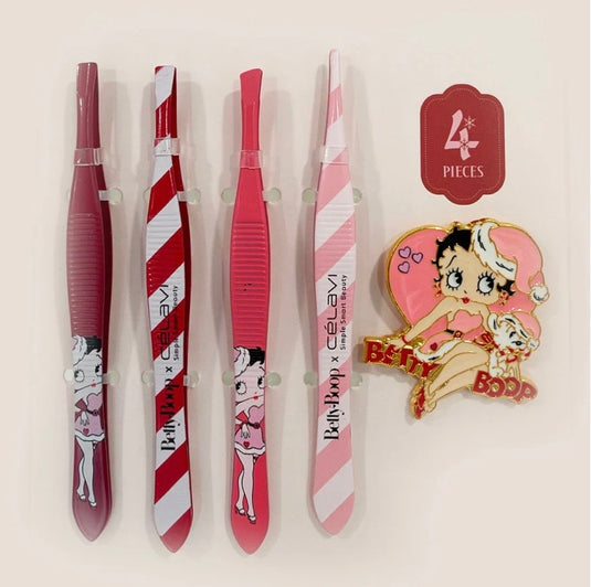 Face-Celavi x Betty Boop Precise Tweezer Set B47051HR1 ($4.25 each, 4pc bundle)
