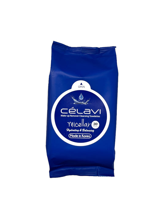 Celavi Micellar Wipes 22 (6pc BULK $1 each)