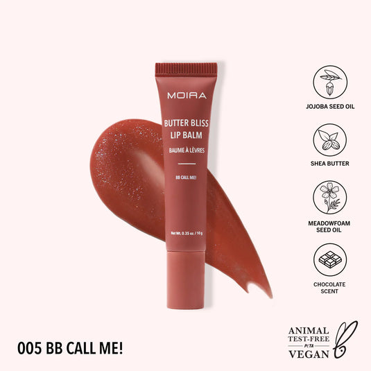 Lips- Moira Butter Bliss Lip Balm BBLB005 BB Call Me! (3pc bundle, $3 each)