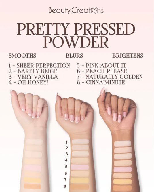 Face-Beauty Creations Pretty Pressed Setting Powder Barely Beige-PPSP0 ...