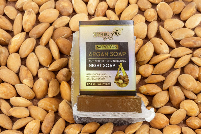 Skincare- Simply Bella Moroccan Argan Night Soap SIM002 (12pc box, $1.75 each)