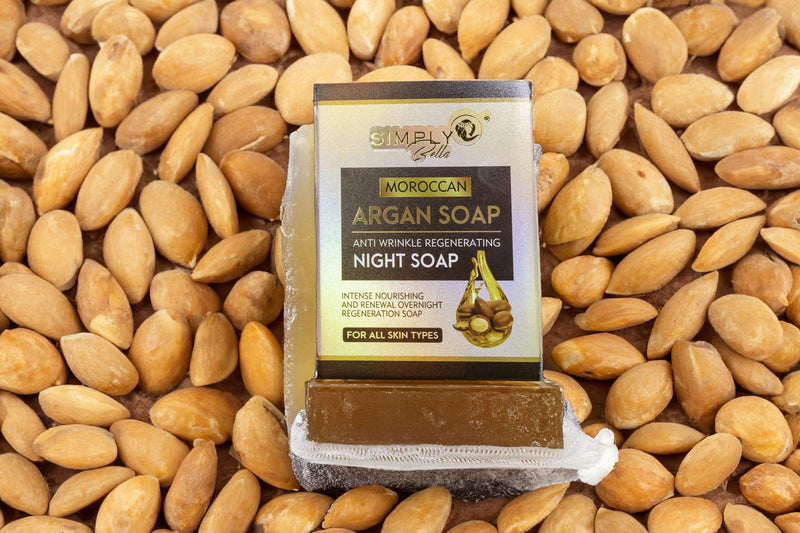 Load image into Gallery viewer, Skincare- Simply Bella Moroccan Argan Night Soap SIM002 (12pc box, $1.75 each)
