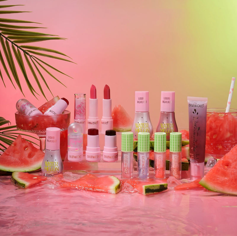 Load image into Gallery viewer, Face-Kevin&amp;Coco Watermelon Collection Liquid Highlight KC1414 ($2 each, 24pc Display)
