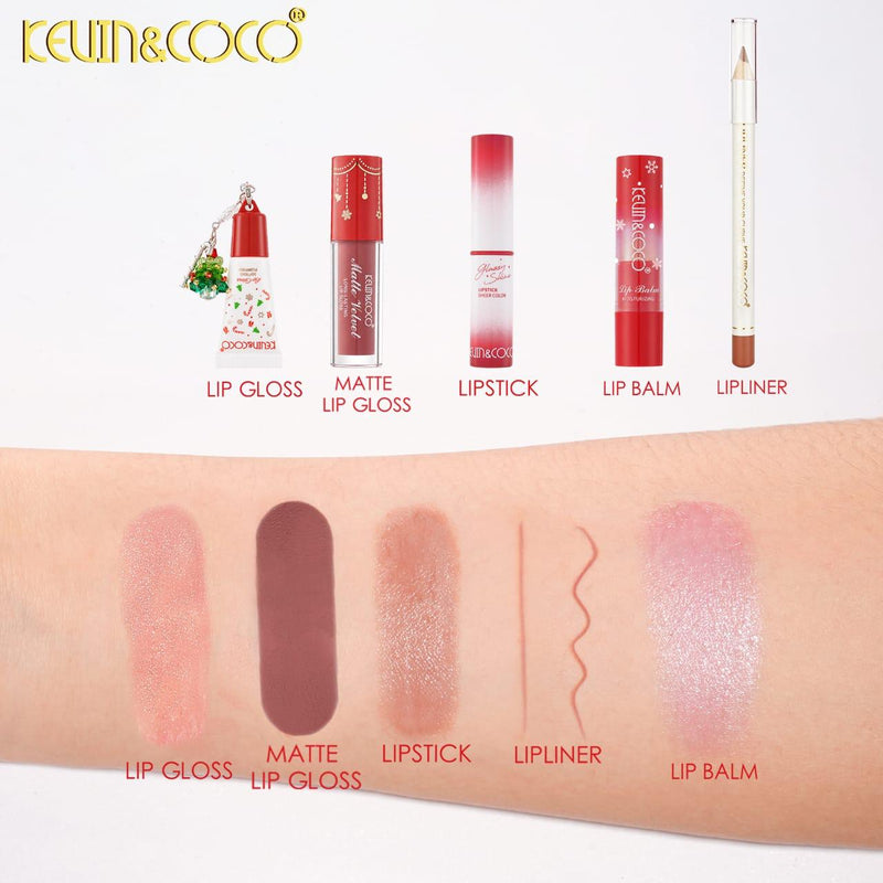 Load image into Gallery viewer, Face-Kevin&amp;Coco Winter Whisper Lip Set KC1957 ($4.50 each, 6pc bundle)
