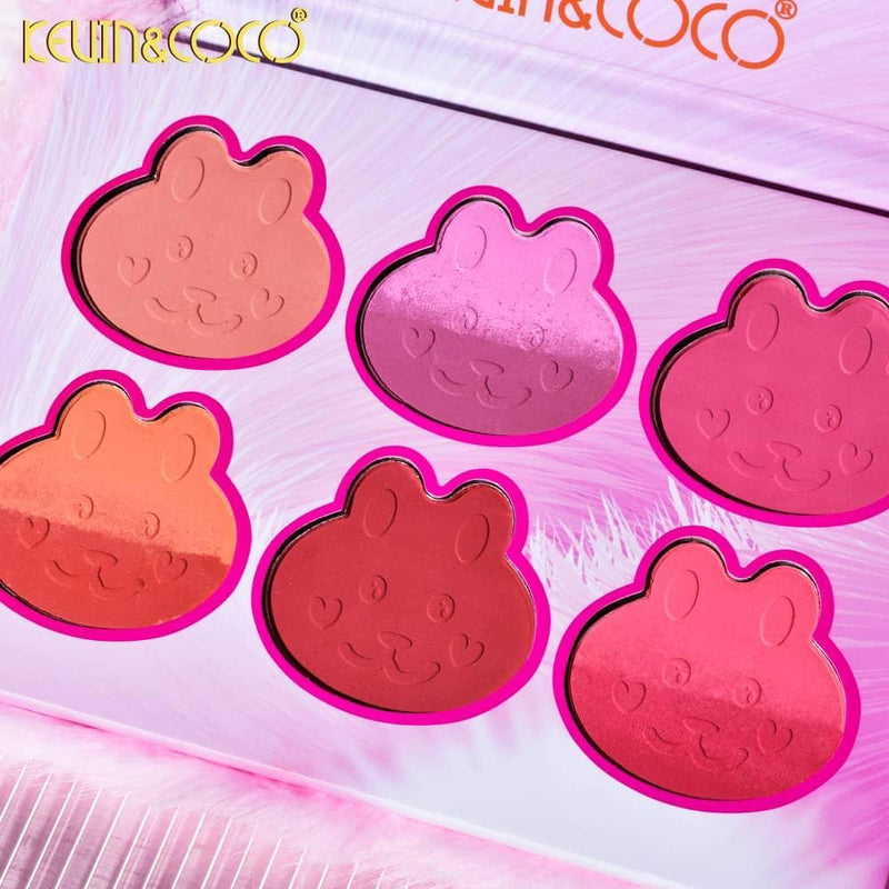 Load image into Gallery viewer, Face- Kevin&amp;Coco You Are Gonna Make It Blush Palette KC245123 (6pc display, $3.50 each)
