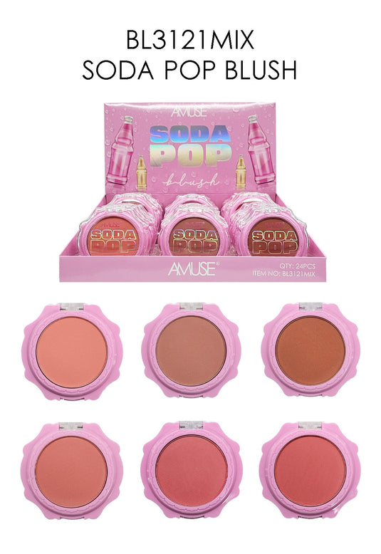 Face- AMUSE Soda Pop Blush Blush BL3121MIX (24pc Display)