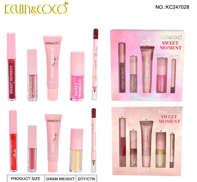 Lips- Kevin&Coco Sweet Moment Lip Set KC247028 (12pc display)