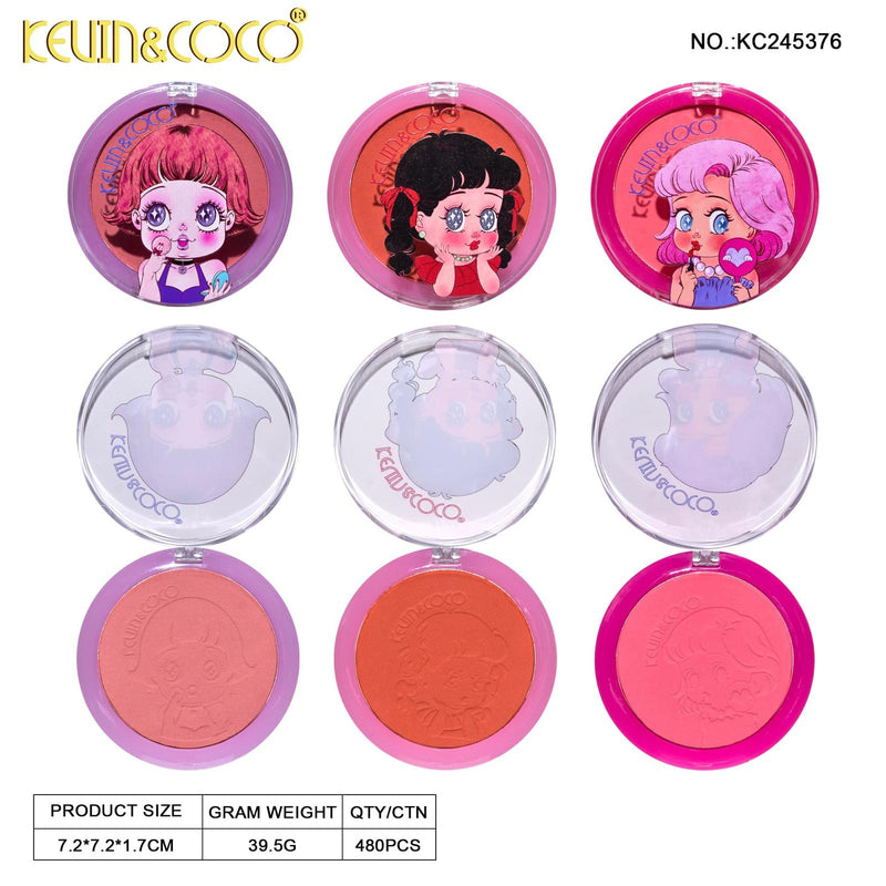 Load image into Gallery viewer, Face-Kevin&amp;Coco Dolls Blusher KC245376 ($1 each, 24pcs display)
