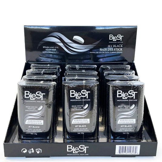 Hair-Blest Hair Dye and Sleek Stick-Jet Black HDS-781 ($2 each, 12pc display)