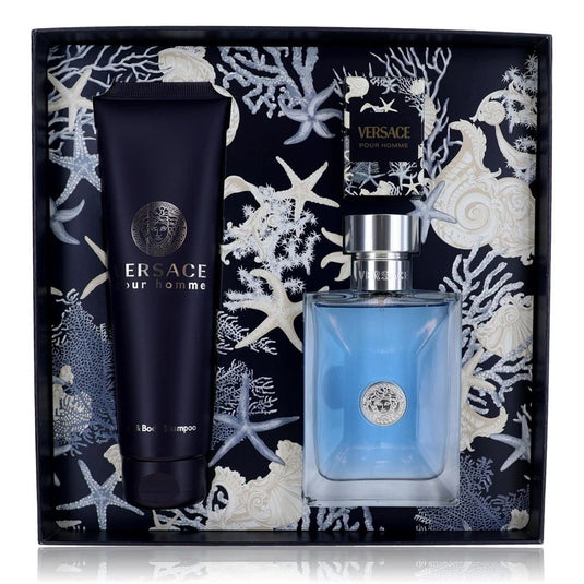 Perfume Set- Versace Pour Homme By Versace Eau De Toilette  -100% Authentic