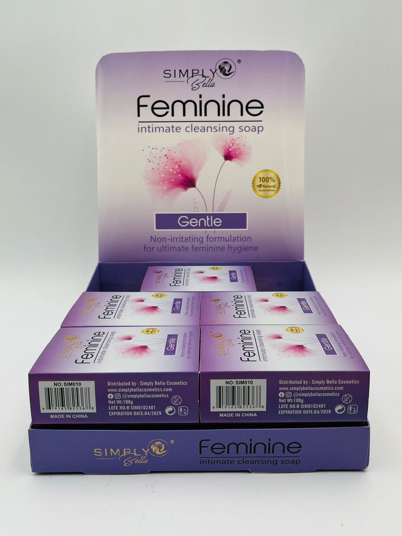 Load image into Gallery viewer, Skincare- Simply Bella Feminine Intimate Cleansing Soap SIM010 (12pc box, $1.75 each)
