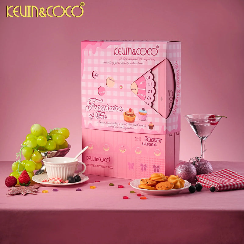 Load image into Gallery viewer, Face-Kevin&amp;Coco Treassure Of Time Beauty Advent Calendar Box KC1684 (1pc)
