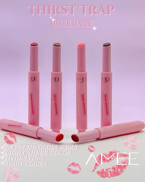 Load image into Gallery viewer, Lips-AMEE Beauty Thirst Trap Lip Color  Display CL01 ($1.25 each, 36pc display)
