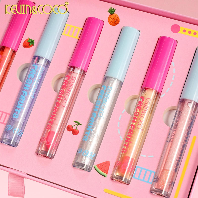 Load image into Gallery viewer, Face-Kevin&amp;Coco Fresh Fruits Cosmetic Set KC1485 ($8.75 each, 4pc bundle)
