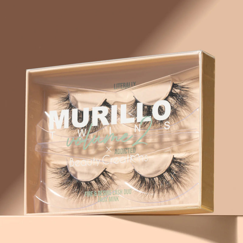 Load image into Gallery viewer, Eyes- Beauty Creations Murillo Twins VOL. 2 - Fire and Desire Lashes (4pc bundle, $10 each)

