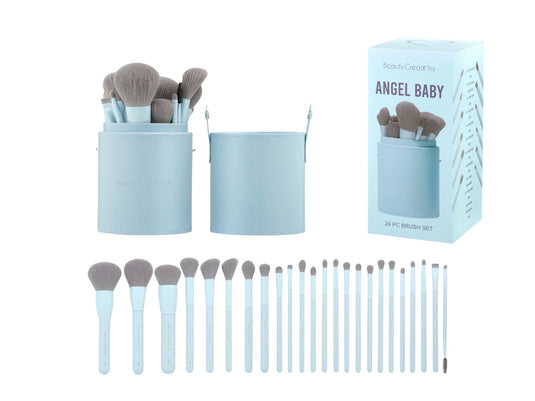 Face-Beauty Creations Angel Baby 24pc brush set BS- AB (3pcs bundle, $15.75 each)