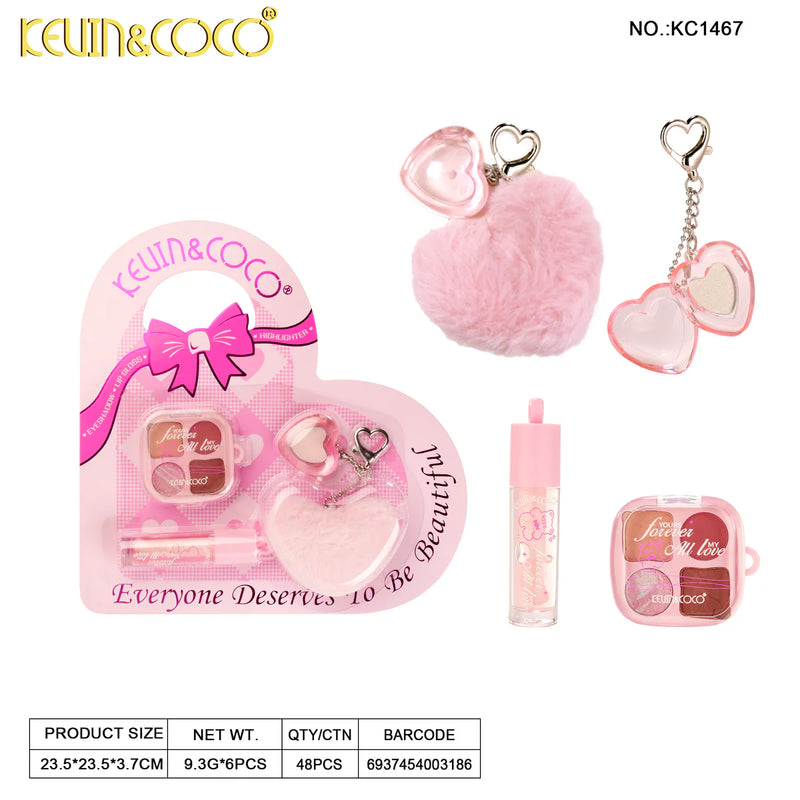 Load image into Gallery viewer, Face-Kevin&amp;Coco Yours Forever All My Love Makeup Set KC1467 (6pc Display)
