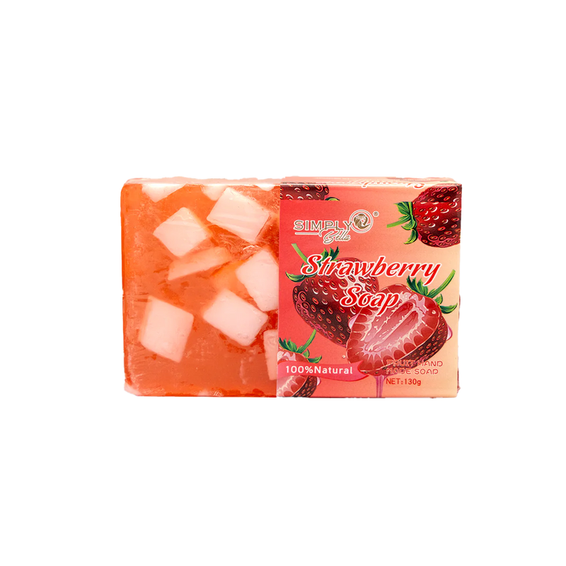 Load image into Gallery viewer, Skincare-Simply Bella Strawberry Natural Soap SIM044 ($1.75 each, 12pc display)
