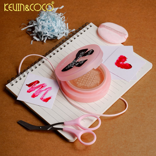 Face-Kevin&Coco Bow Loose Powder Blurh, Set, Glow KC1439 ($1.75 each, 12pc display)