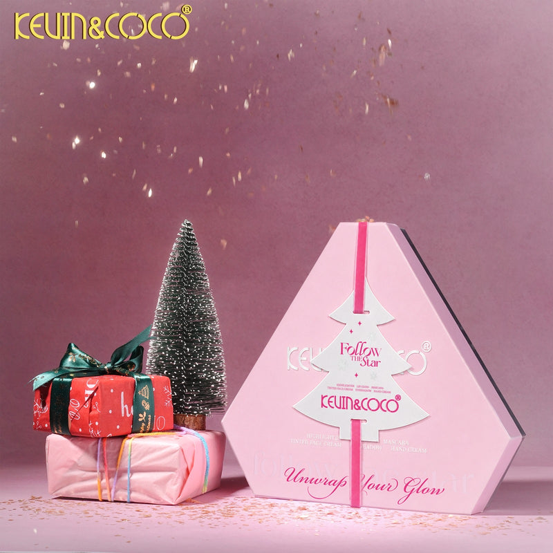 Load image into Gallery viewer, Face-Kevin&amp;Coco Follow The Star Holiday Makeup Kit KC2077 ($9.50 each, 6pc bundle)
