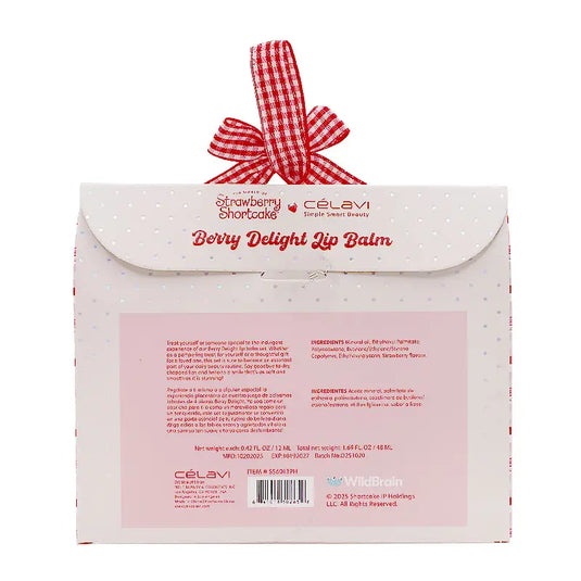 Lips-Celavi Strawberry Shortcake Berry Delight Lip Balm Set SS60139H ($4 each, 4pc bundle)