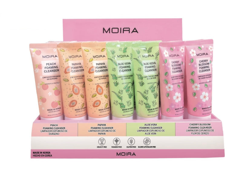Load image into Gallery viewer, Skincare-Moira Foaming Cleanser Display FOCSET (24pc display + testers)
