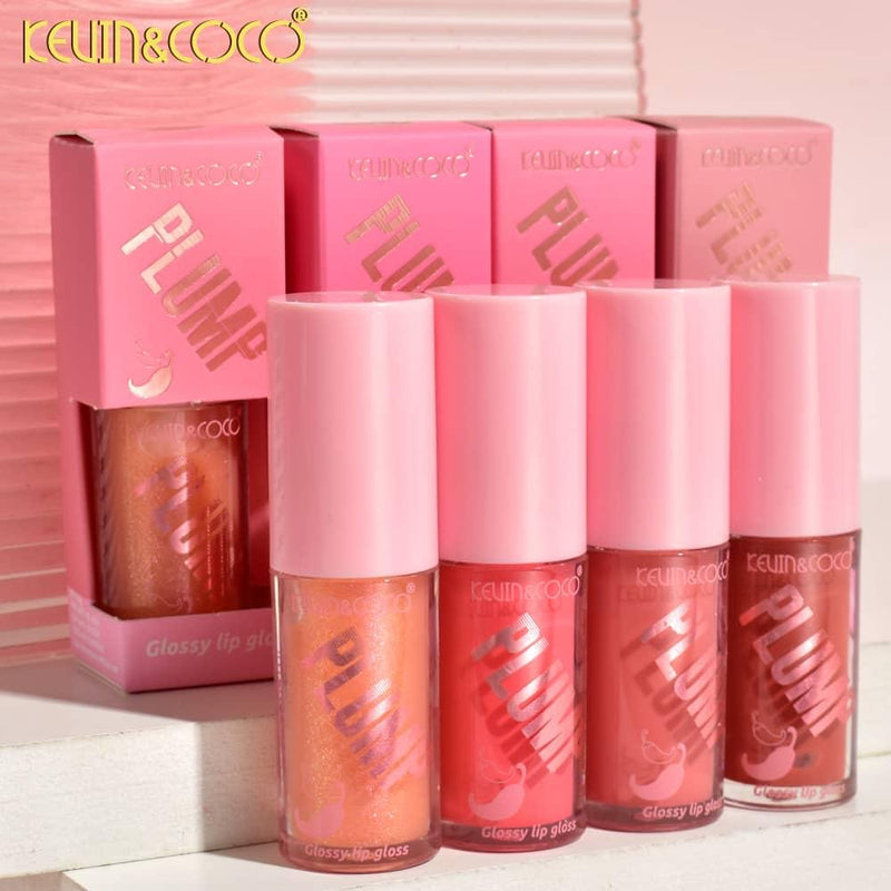 Load image into Gallery viewer, Lips- Kevin&amp;Coco Plump Glossy Lipgloss KC246076 (12pc display)
