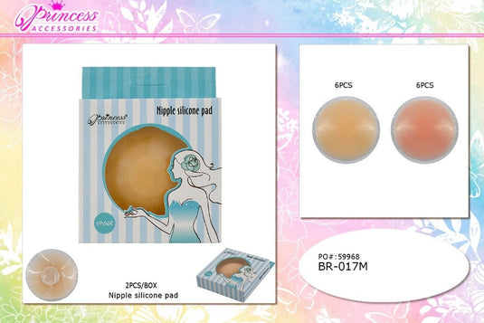 Accessories-Nipple Cover Silicone Pad BR-017M (12pc pack)