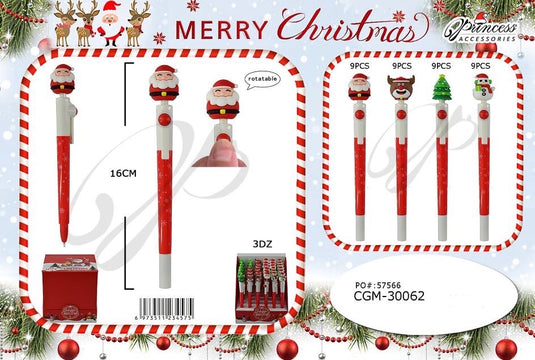 Accessories- Xmas Holiday Pen CGM-30062 (3dz box)