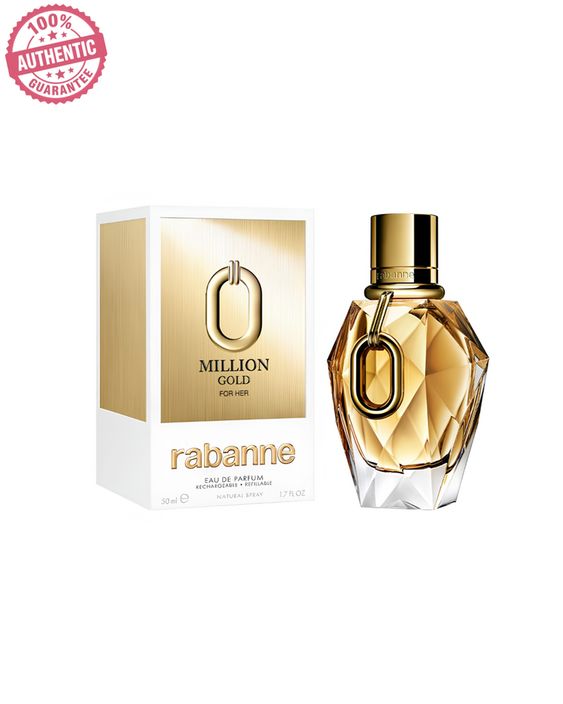 Load image into Gallery viewer, Perfumes- Million Gold  By Paco Rabanne Eau De Parfum 3oz/90ml -100% Authentic
