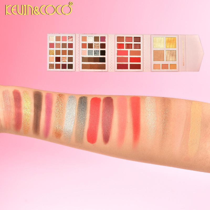 Load image into Gallery viewer, Face-Kevin&amp;Coco Color Folio Eyeshadow Palette KC1400 ($9.25 each, 3pc bundle)
