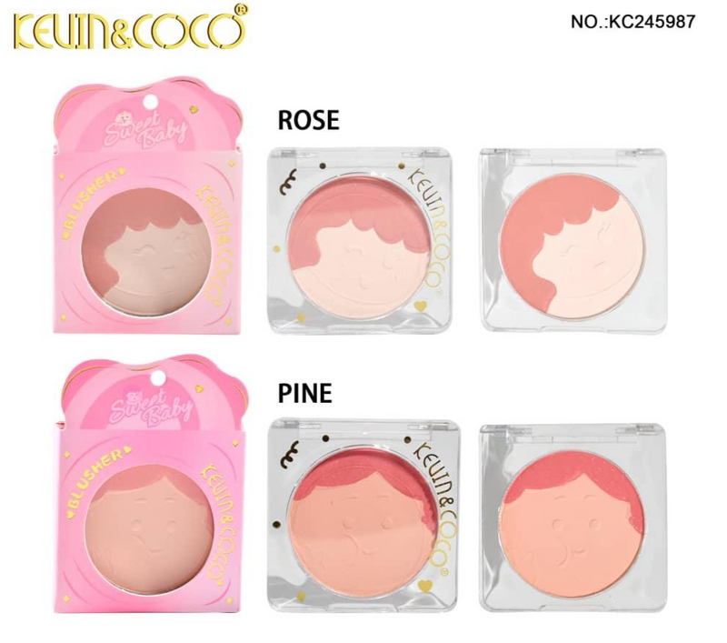 Load image into Gallery viewer, Face- Kevin&amp;Coco Sweet Baby  Blusher KC245987 (24pc display)
