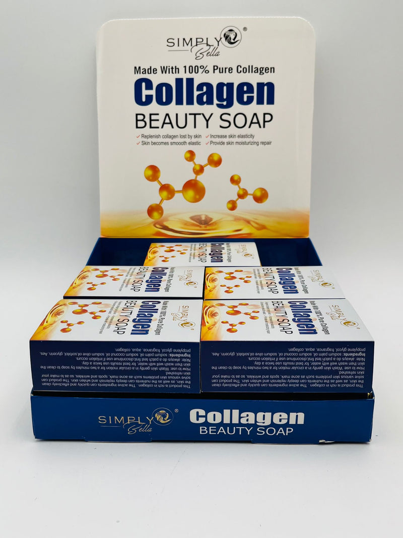 Load image into Gallery viewer, Skincare- Simply Bella Collagen Beauty Soap SIM005 (12pc box, $1.75 each)
