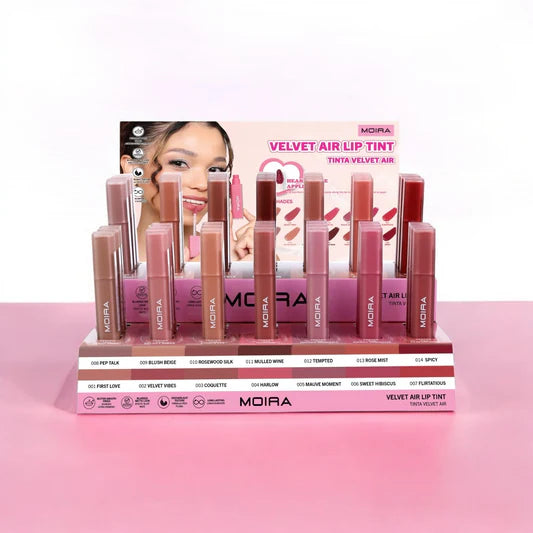 Lips-Moira Velvet Air Lip Tint Display VALTSET (42pc Display + Tester)