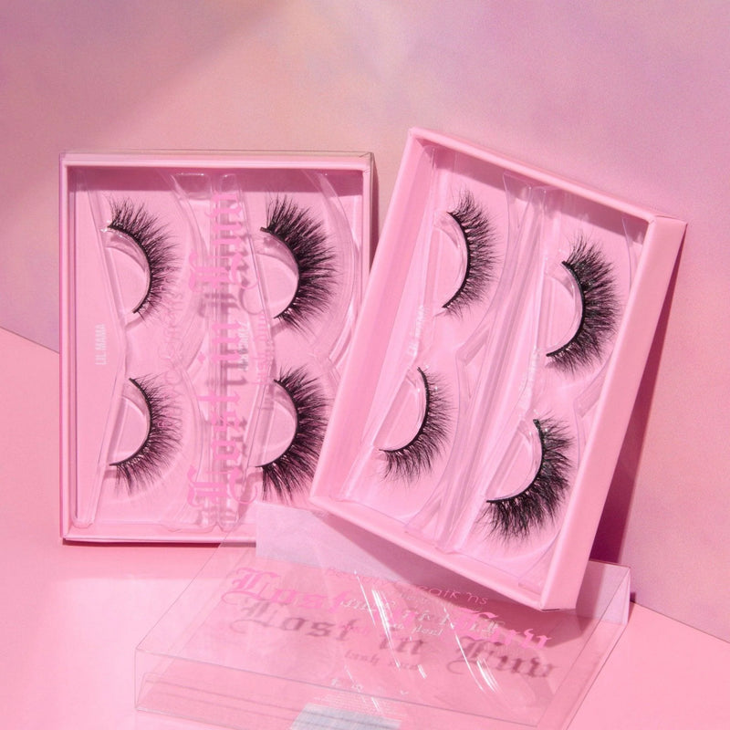 Load image into Gallery viewer, Face-Beauty Creations x Baby Girl Square PR (2 set of lashes &amp; 2 lip duo) BGPR2 ($13 each, 2pc bundle)
