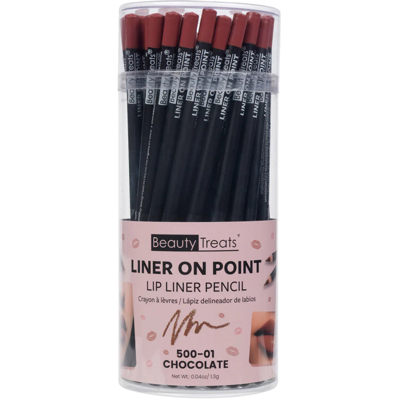 Load image into Gallery viewer, Lips-Beauty Treats Liner On Point Lip Liner Pencil #500 ($0.35 each, 48pc Jar)
