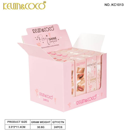 Face-Kevin&Coco Loose Powder Highlighter KC1013 ($1.25 each, 24pc display)