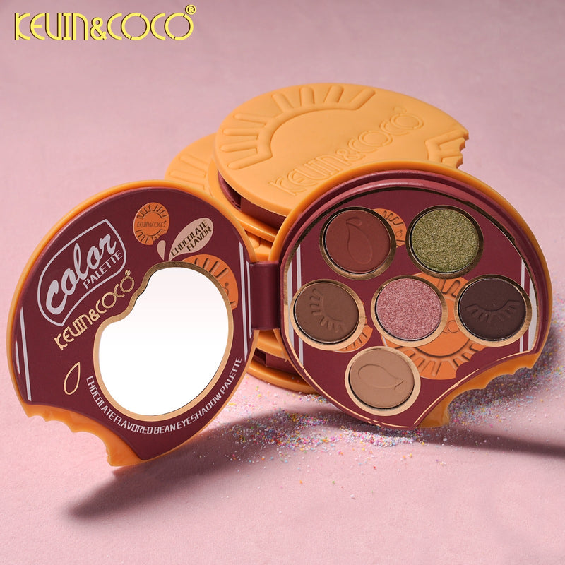Load image into Gallery viewer, Eyes-Kevin&amp;Coco White Cookie Eyeshadow Palette KC1455 ($2 each, 12pc Display)
