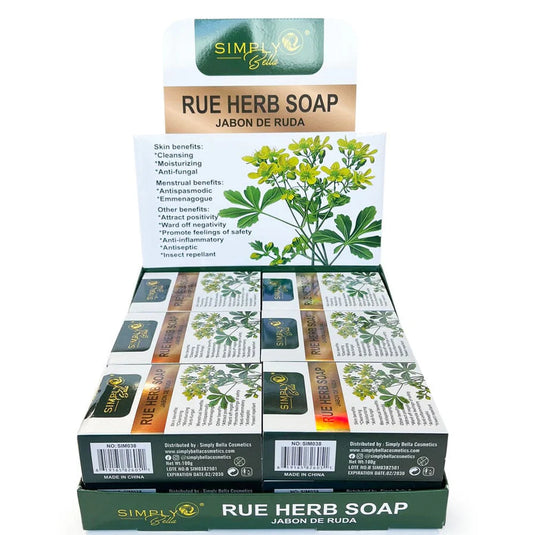 Skincare- Simply Bella Rue Herb Natural Soap SIM038 (12pc box, $1.75 each)