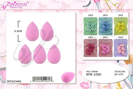 Novelties-Makeup Sponge Set BFB-1060 (12pc pack)