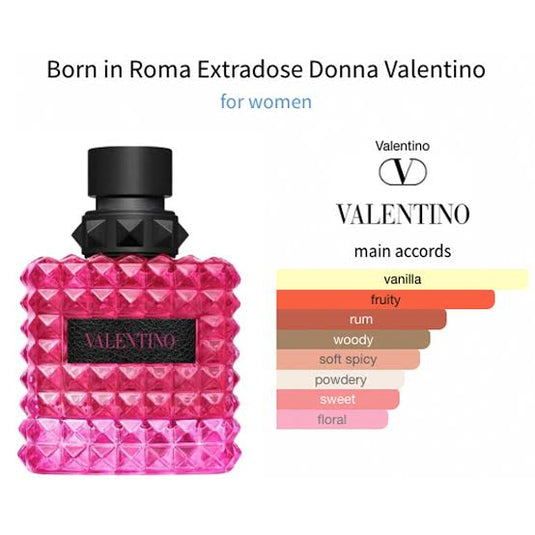 Perfumes- Born In Roma Extradose By Valentino Parfum 3.4oz/100ml