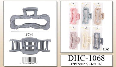 Hair- Twist Hair Clip DHC-1068 (12pc pack)