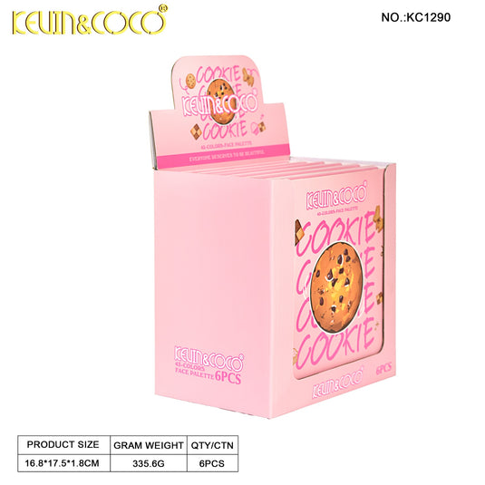 Eyes-Kevin&Coco Cookie Eyeshadow Palette KC1290 ($6 each, 6pc display)