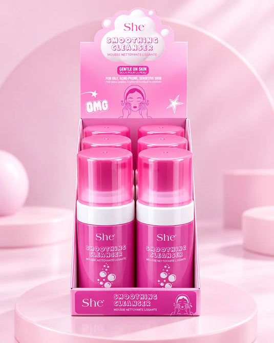 Skincare-She Makeup Smoothing Cleanser SC1094 ($2.50 each, 6pc display)