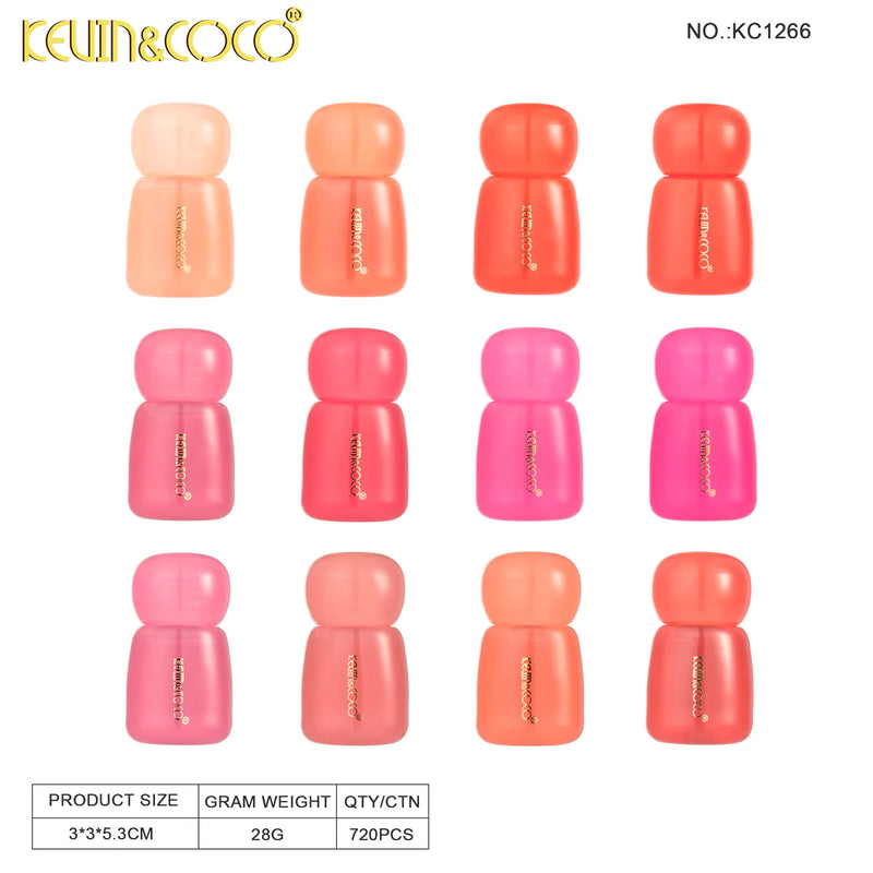 Load image into Gallery viewer, Lips-Kevin&amp;Coco Baloon Lip Gloss KC1266 (36pc display)

