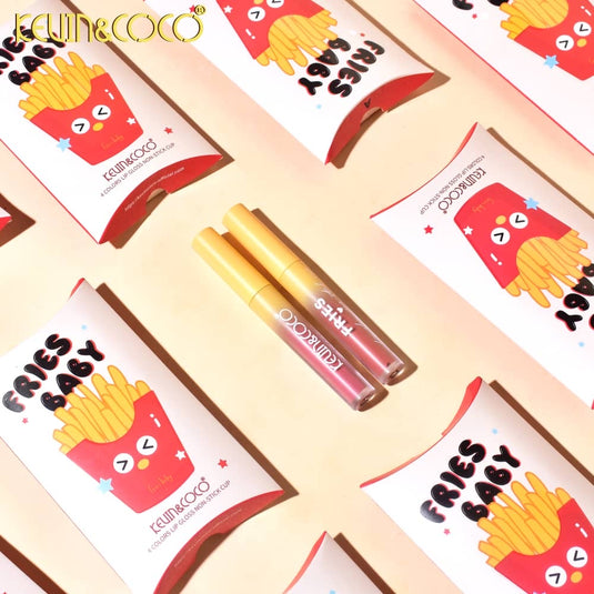 Lips-Kevin & Coco French Fries Lip Sets KC245260 (12pc Display)