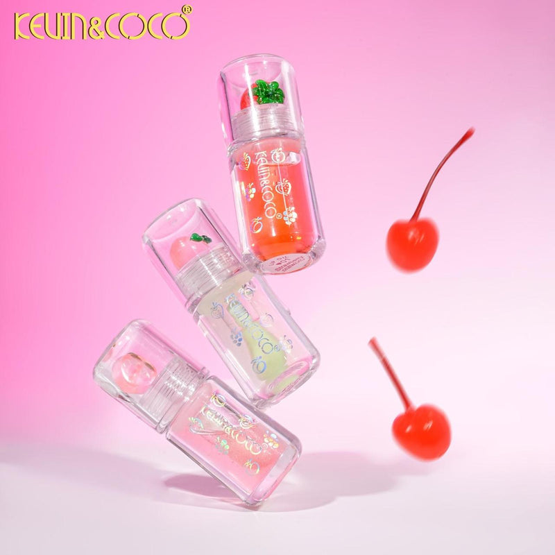 Load image into Gallery viewer, Lips-Kevin&amp;Coco Fruit Lip Oil KC1507 ($1 each, 24pc display)
