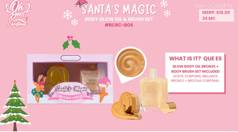 Load image into Gallery viewer, Body-Beauty Creations OH Deer Santa’s Magic Body Oil #BCRC-BOS  (4pc bulk, $9 each)
