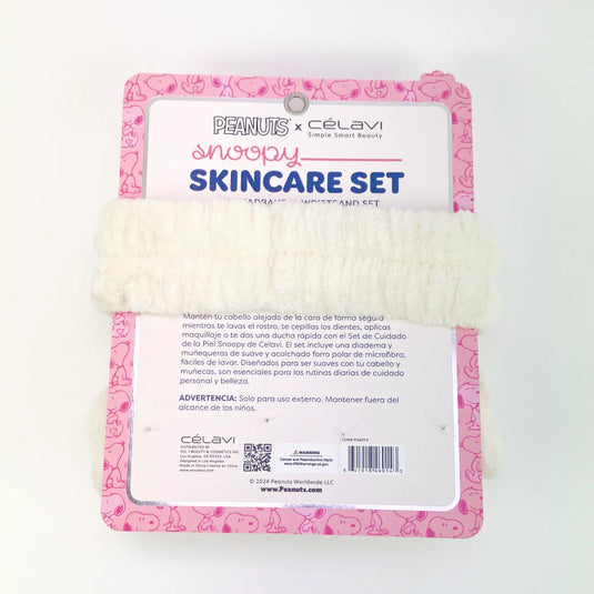 Skincare-Celavi x Peanuts White Spa Headband With Wristbands P46014 ($5 each, 4pc bundle)